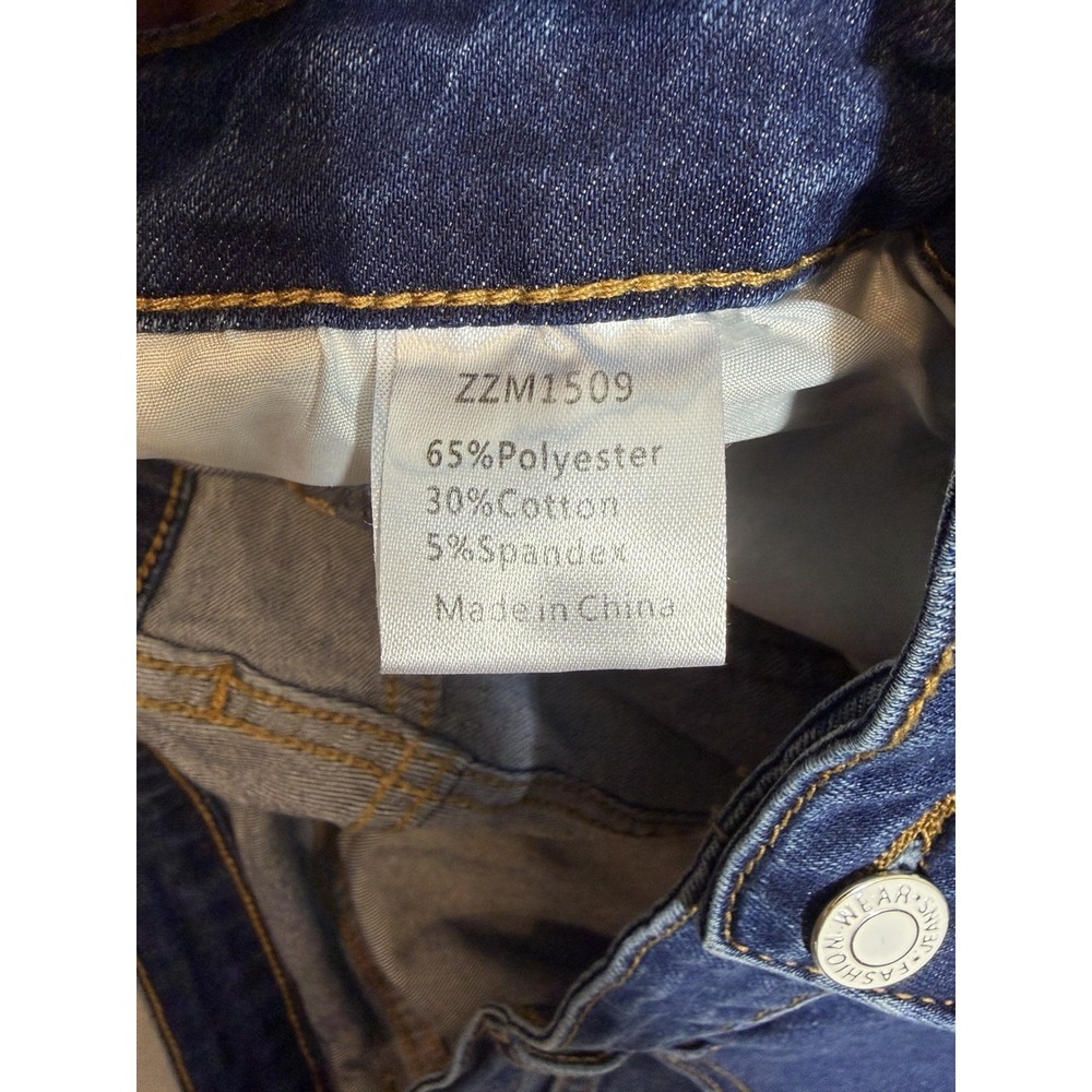 Malonacia Floral Embroidered Shorts Denim Size 10 XL - Picture 7 of 8